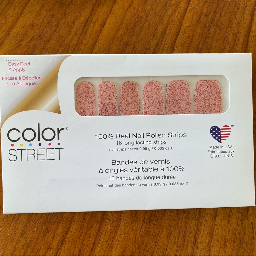 Color Street Glitter Press-On Nail Strips NWT “Road to Recovery”